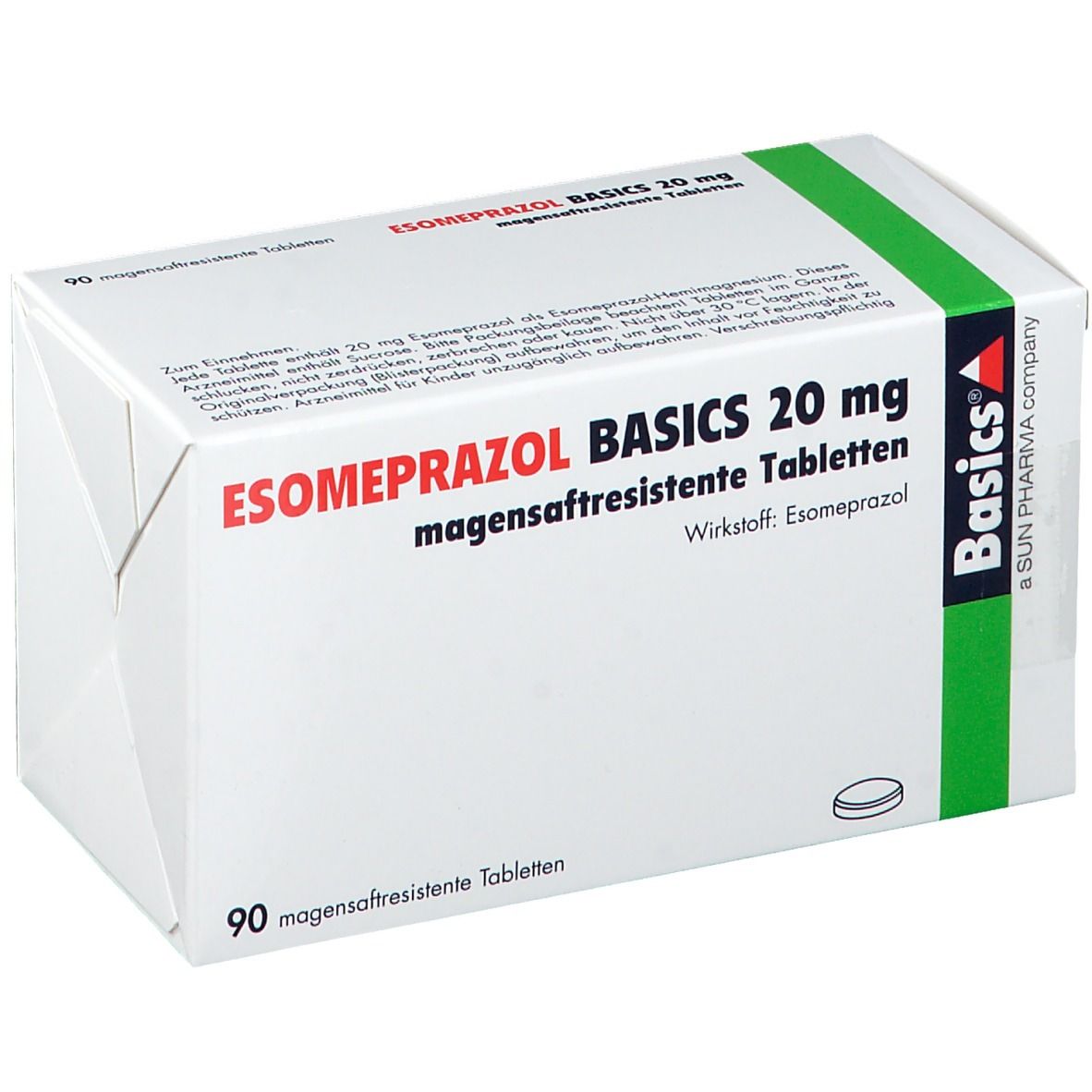 Esomeprazol Spirig HC 20 mg, magensaftresistente Tabletten