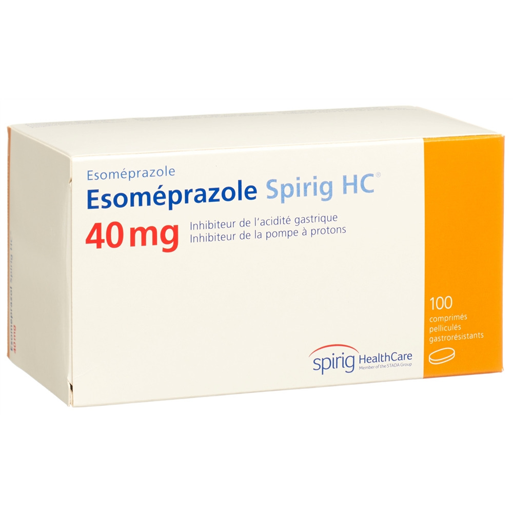 ESOMEPRAZOLE Spirig HC cpr pellic 40 mg 100 pce