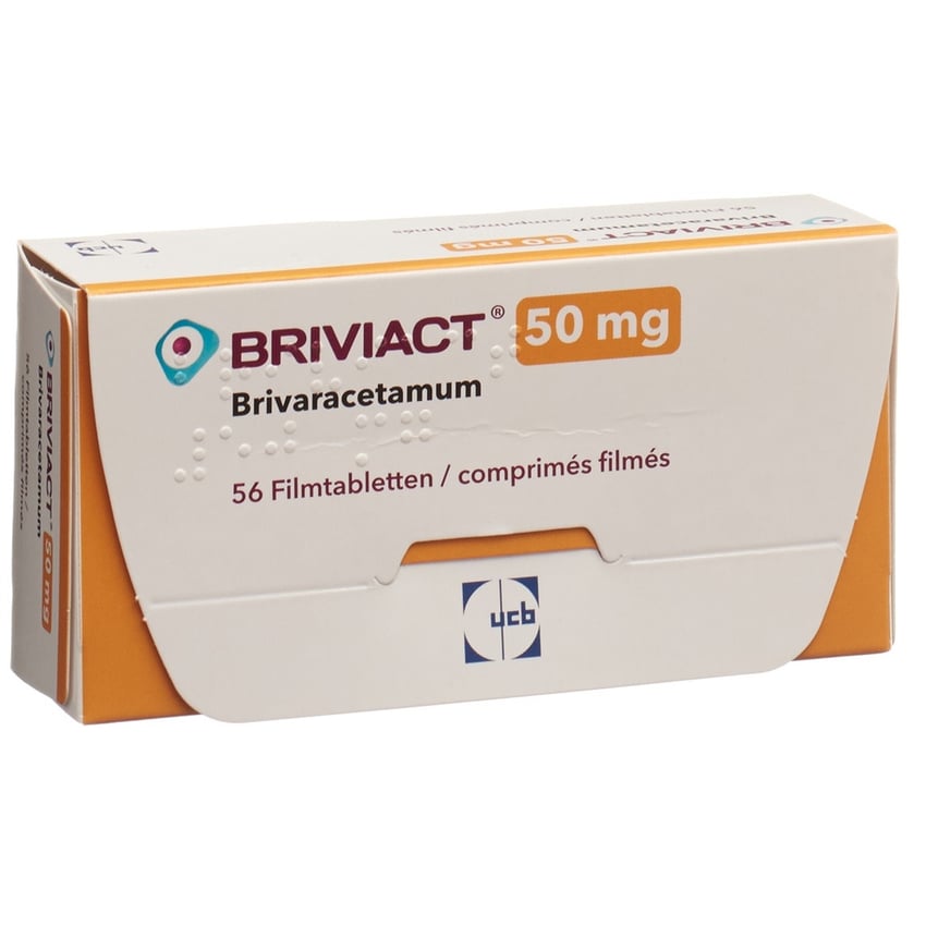 BRIVIACT cpr pell 50 mg 56 pce