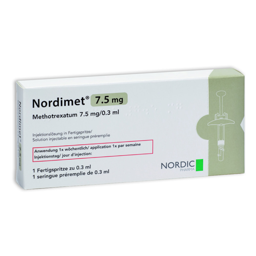 Nordimet 7.5 mg/0.3 ml, Injektionslösung in einer Fertigspritze