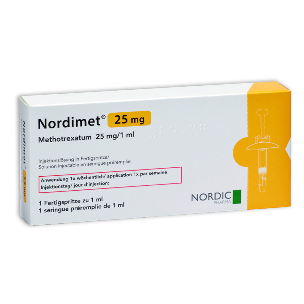 NORDIMET sol inj 25 mg/1ml ser pré