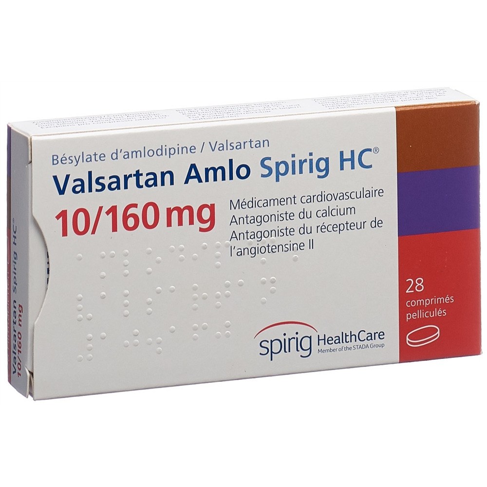 Valsartan Amlo Spirig HC 5/80mg, Filmtabletten