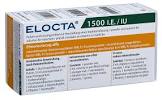 Elocta 1500 I.E., Pulver und Lösungsmittel zur Herstellung einer Injektionslösung