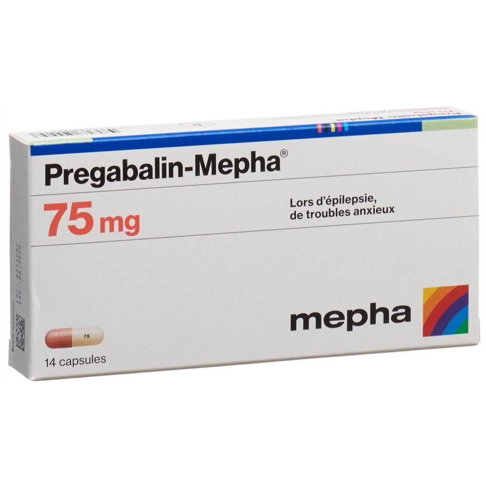 PREGABALIN Mepha caps 75 mg 14 pce