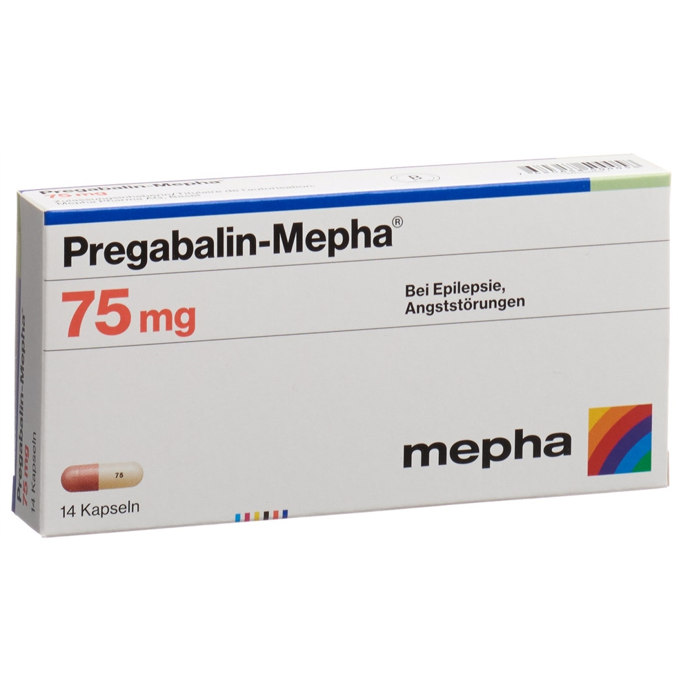 PREGABALIN Mepha caps 75 mg 14 pce