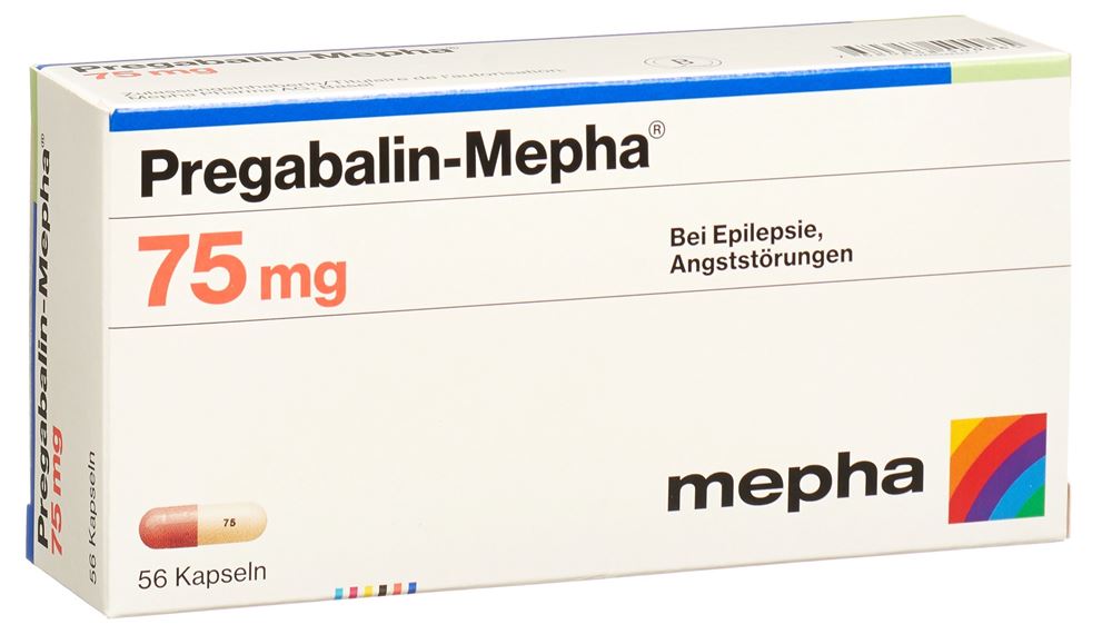 PREGABALIN Mepha caps 75 mg 56 pce