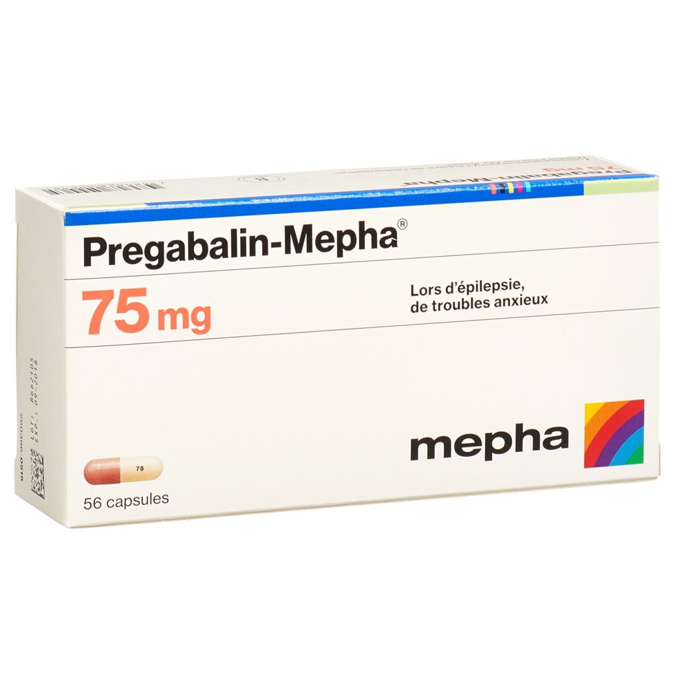 PREGABALIN Mepha caps 75 mg 56 pce