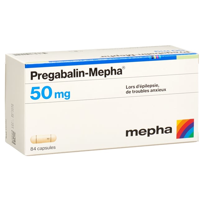 PREGABALIN Mepha caps 100 mg 84 pce