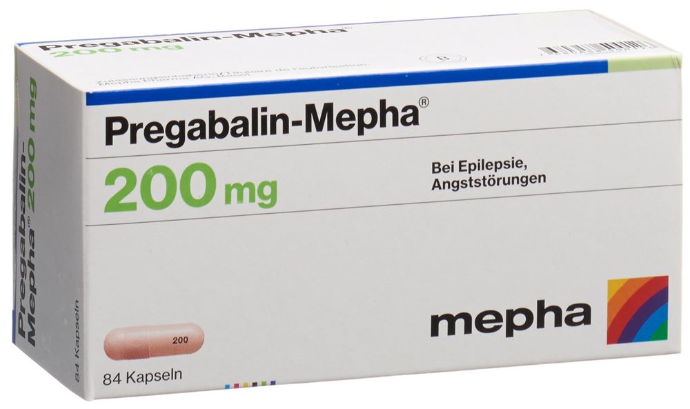PREGABALIN Mepha caps 200 mg 84 pce