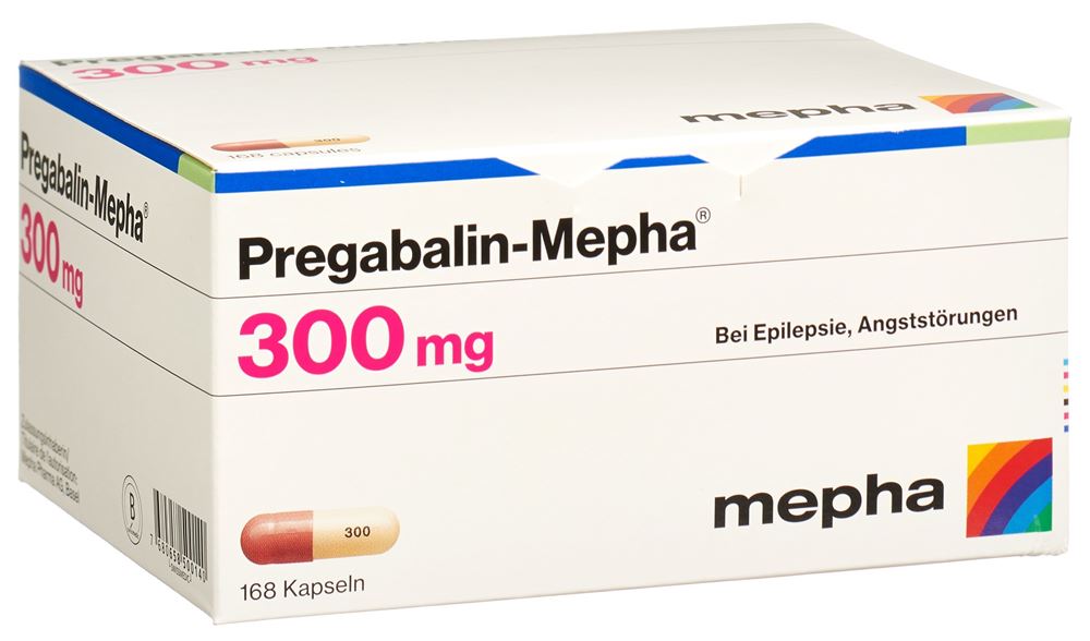 PREGABALIN Mepha caps 300 mg 168 pce