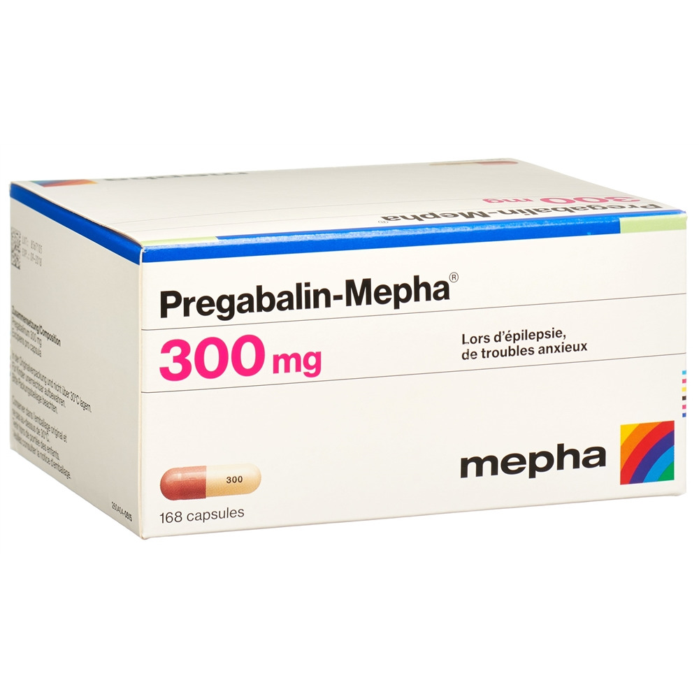 PREGABALIN Mepha caps 300 mg 168 pce
