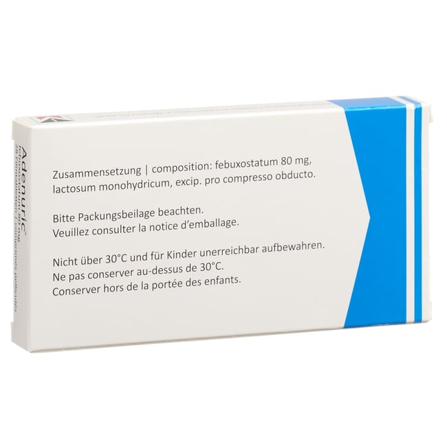 Adenuric 80 mg, Filmtabletten