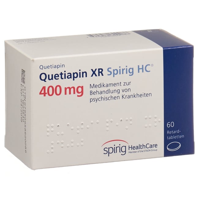 Quetiapin XR Spirig HC 150 mg, Retardtabletten