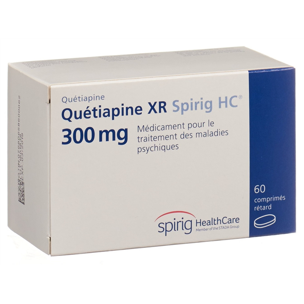 QUETIAPINE XR Spirig HC cpr ret 300 mg 60 pce