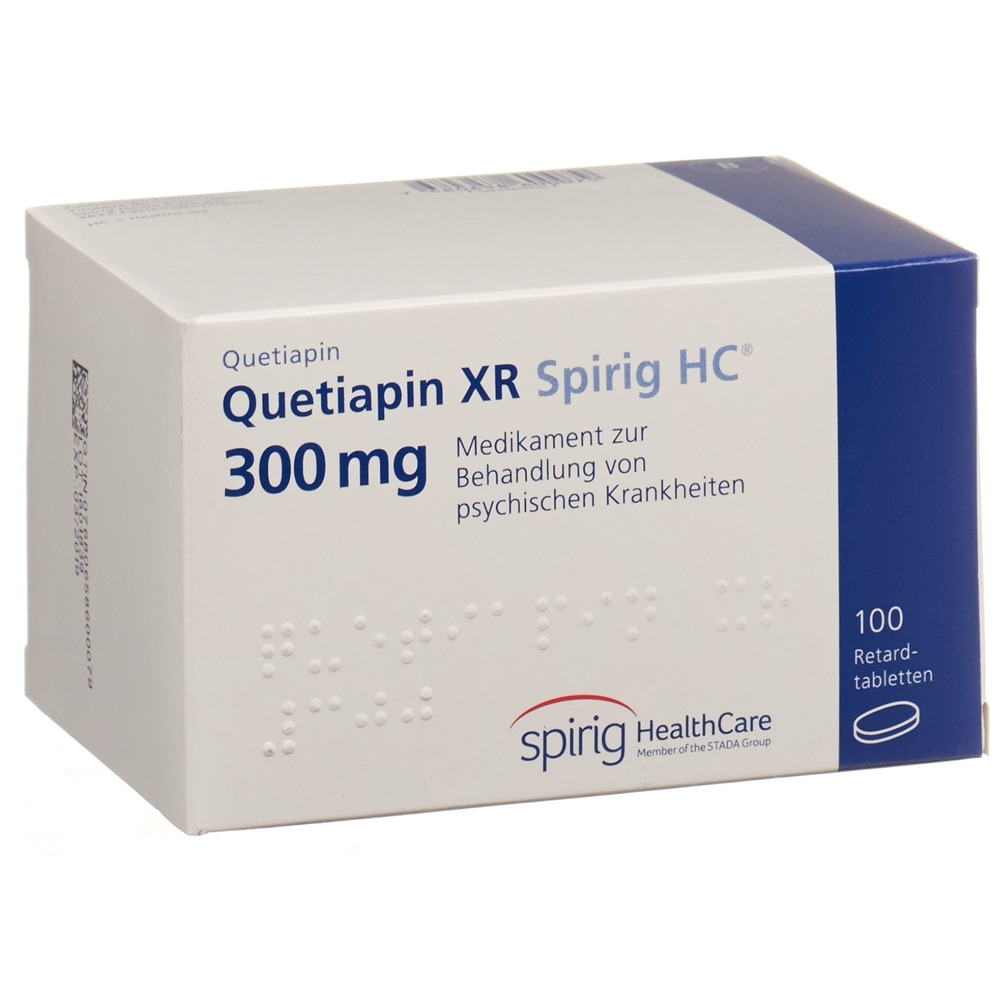 QUETIAPINE XR Spirig HC cpr ret 300 mg 100 pce