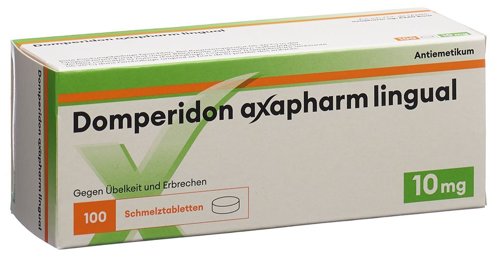 DOMPERIDONE axapharm lingual 10 mg 100 pce