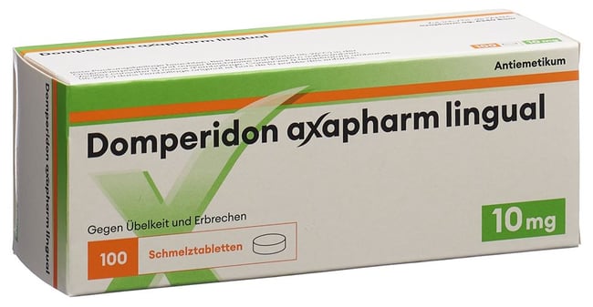 DOMPERIDONE axapharm lingual 10 mg 100 pce