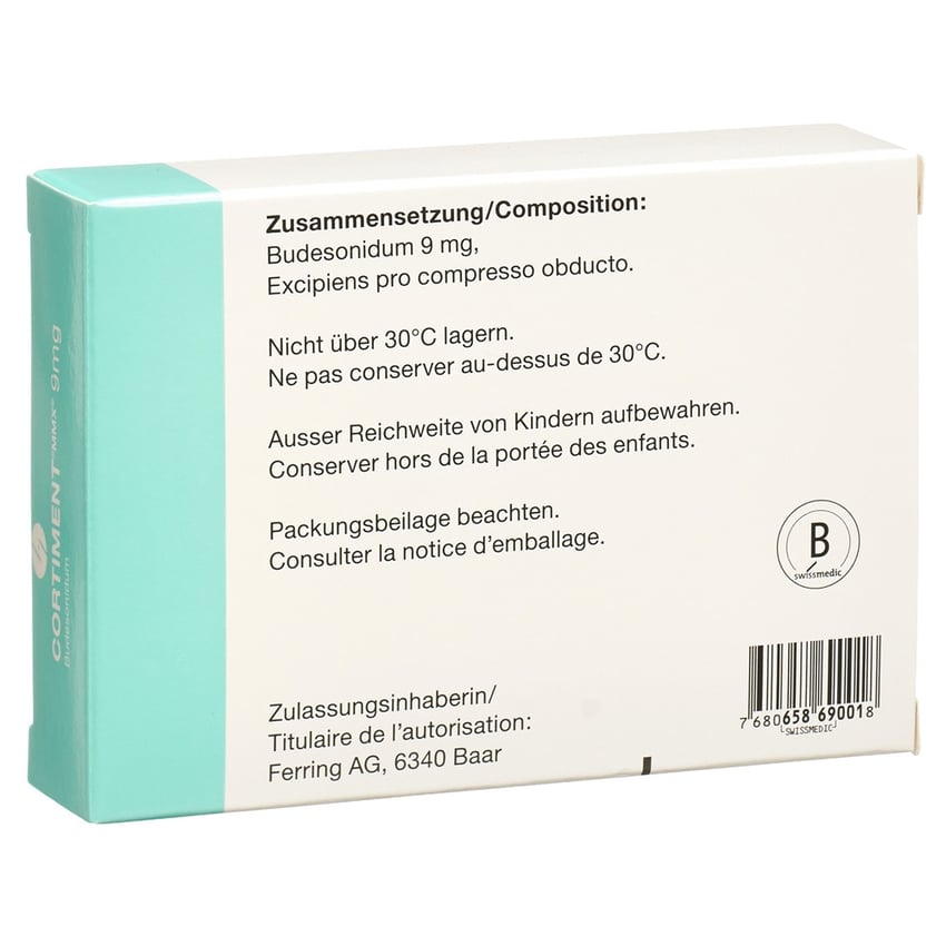 Cortiment MMX 9mg, Retardtabletten