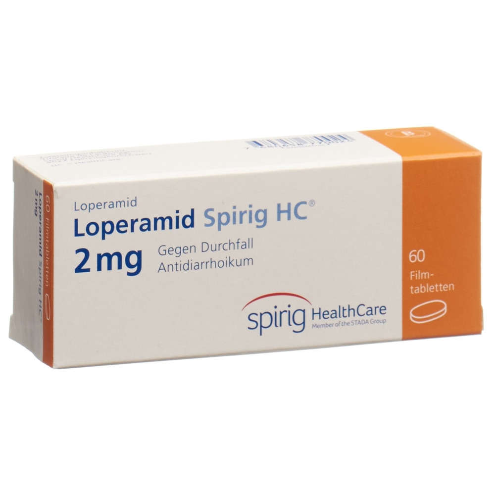 LOPERAMIDE Spirig HC cpr pell 2 mg 60 pce