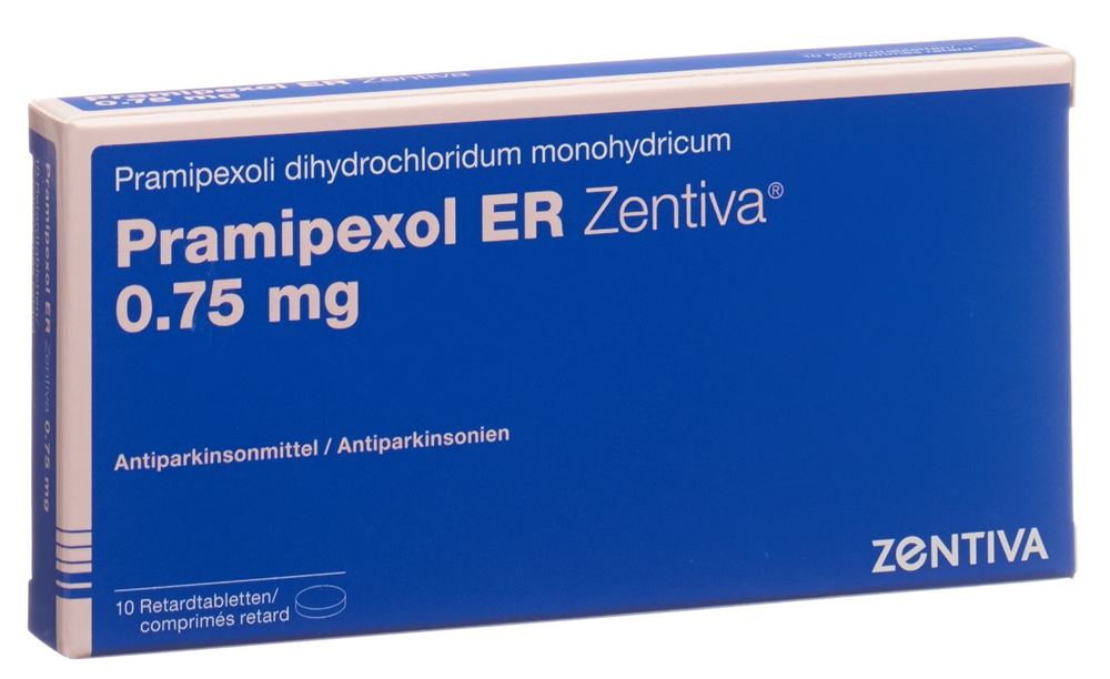 PRAMIPEXOL ER Zentiva cpr ret 0.75 mg 10 pce