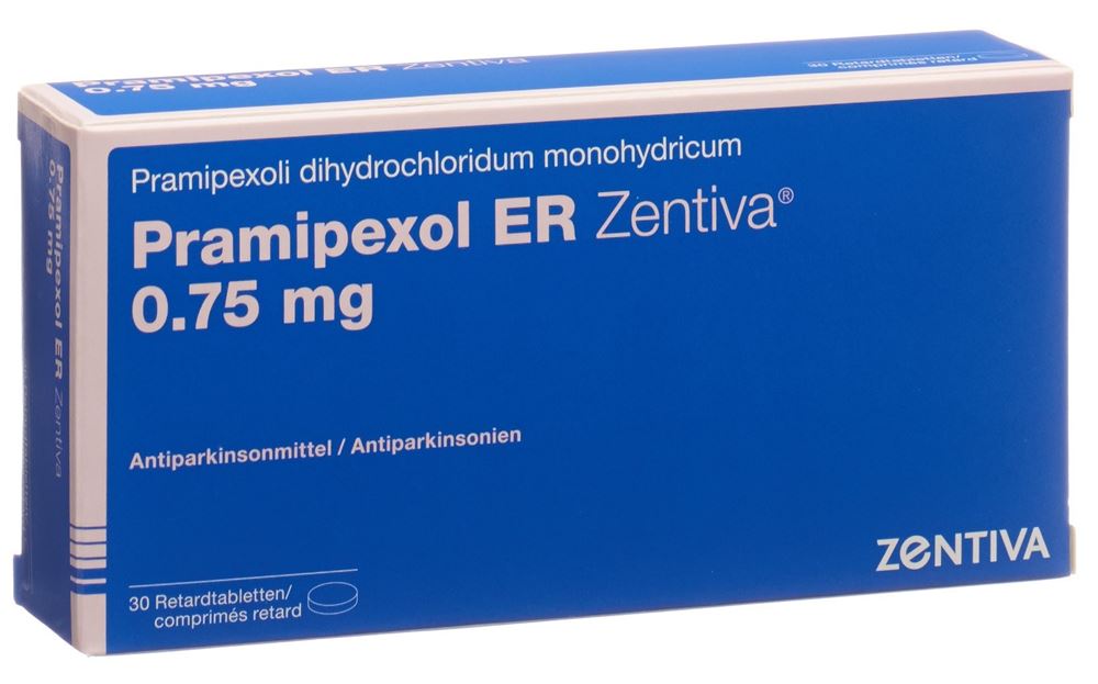 PRAMIPEXOL ER Zentiva cpr ret 0.75 mg 30 pce