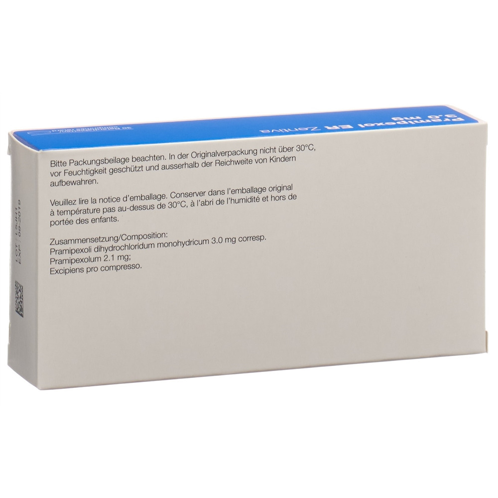 PRAMIPEXOL ER Zentiva cpr ret 0.75 mg 30 pce