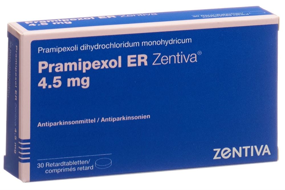 PRAMIPEXOL ER Zentiva cpr ret 4.5 mg 30 pce