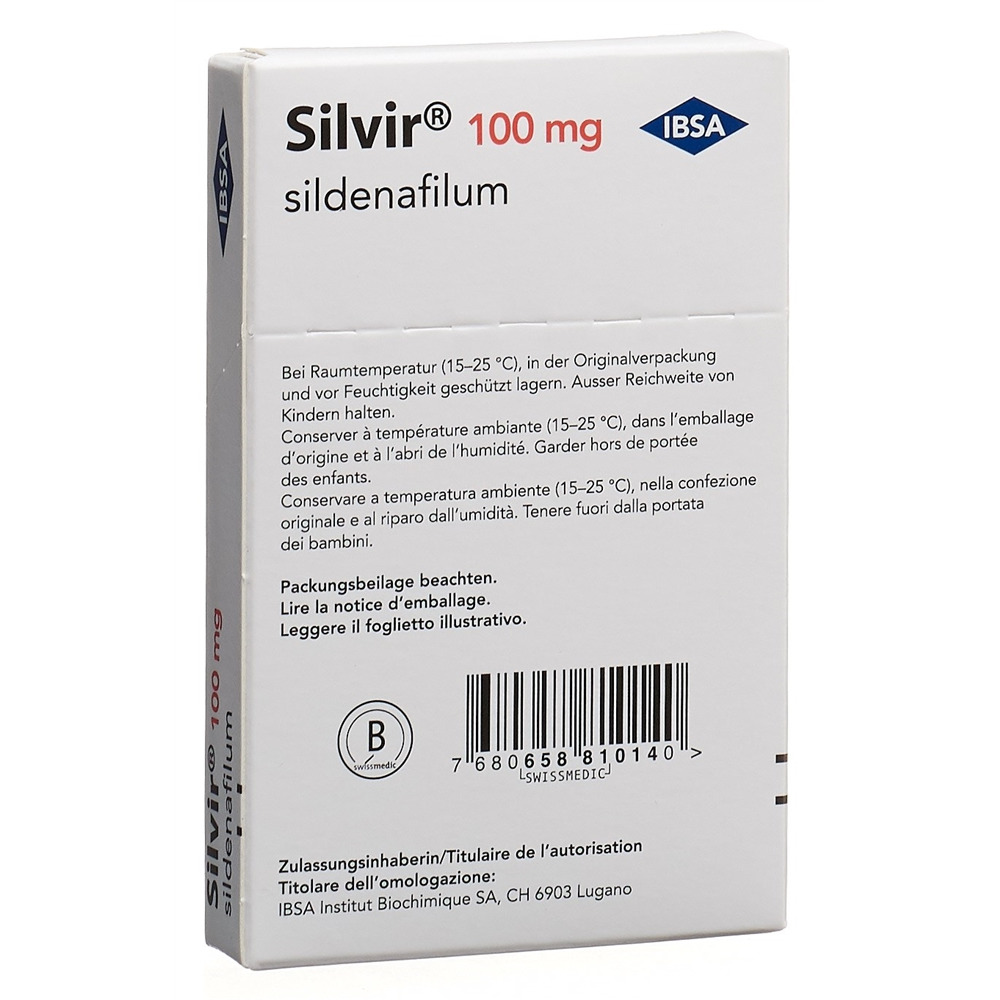 SILVIR film orodisp 100 mg 4 pce