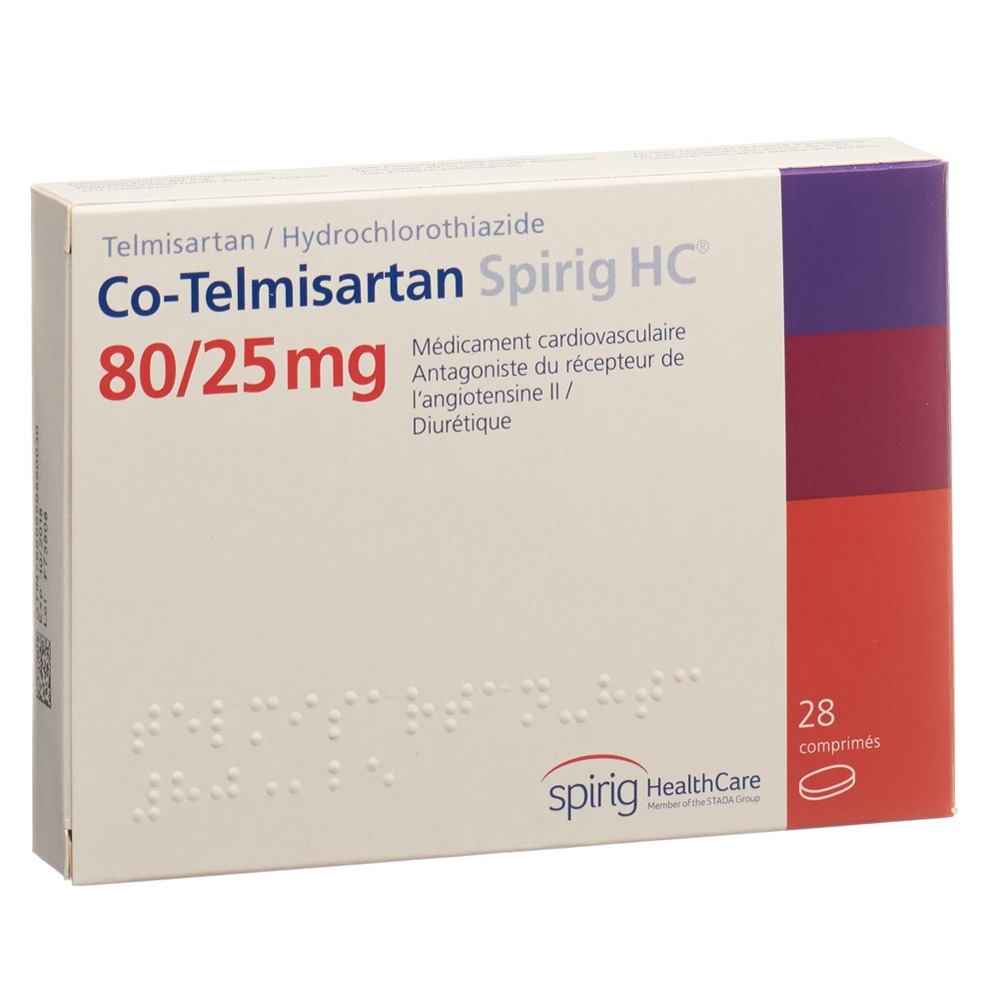 CO-TELMISARTAN Spirig HC cpr 80/25 mg 28 pce