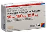 AMLODIPIN VALSARTAN HCT Mepha 10/160/12.5 100 pce