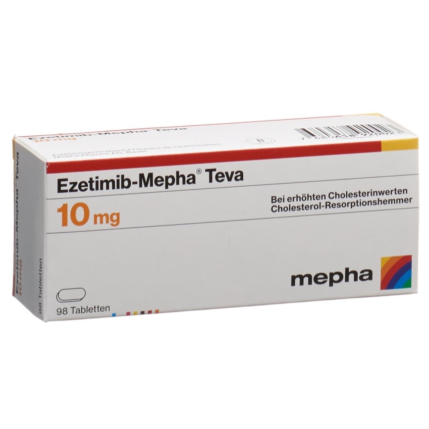 EZETIMIB Mepha Teva cpr 10 mg 98 pce