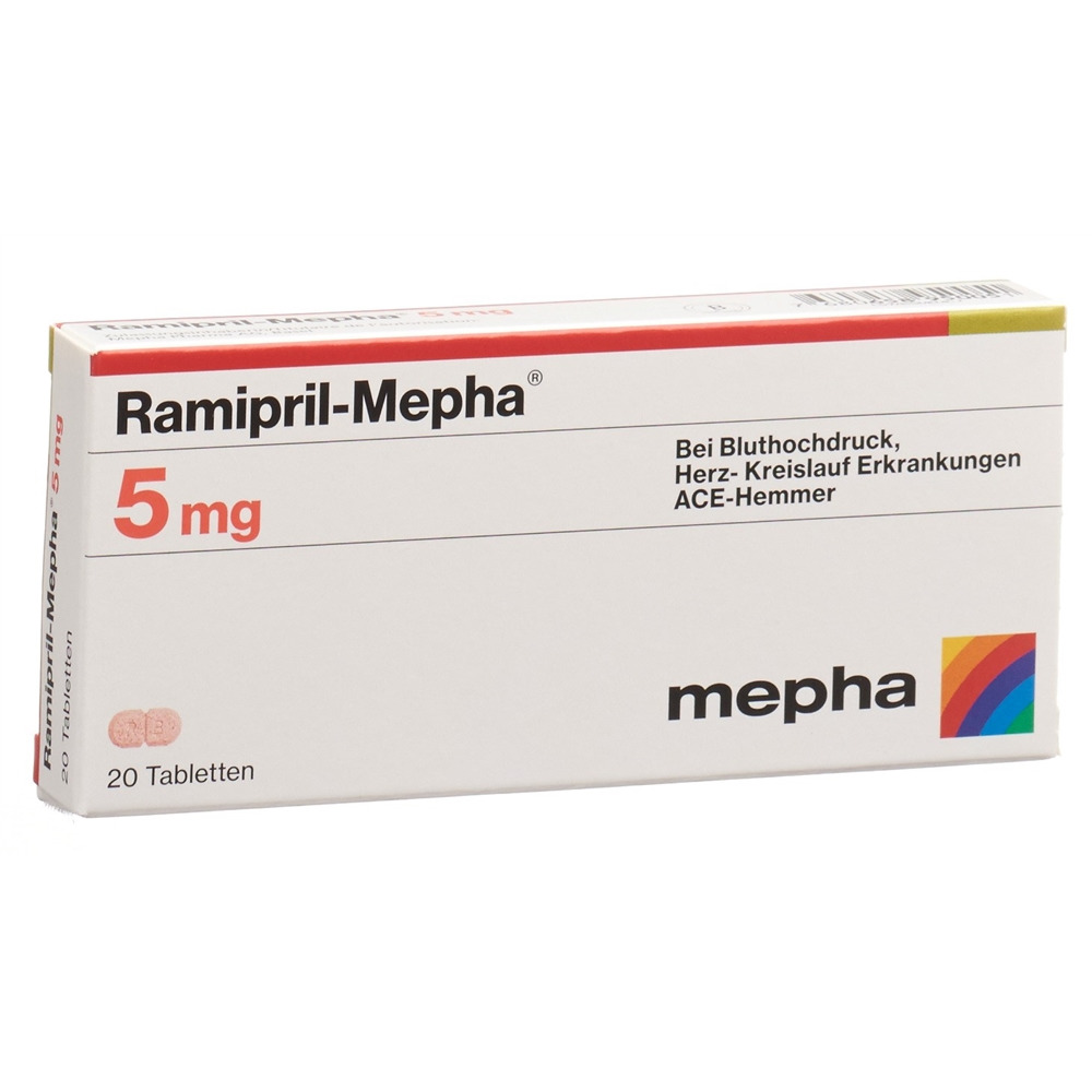 RAMIPRIL Mepha cpr 5 mg 20 pce