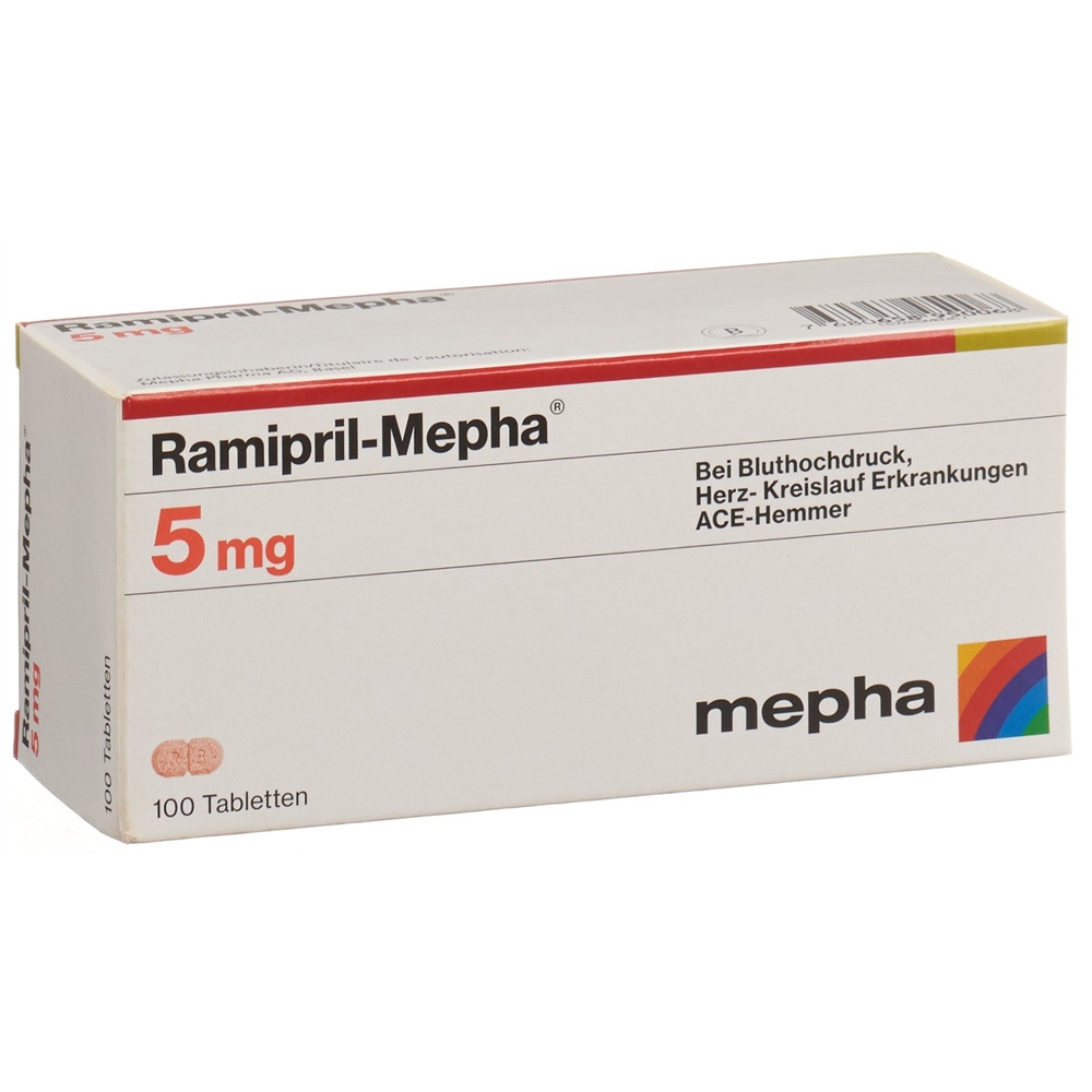 RAMIPRIL Mepha cpr 5 mg 100 pce