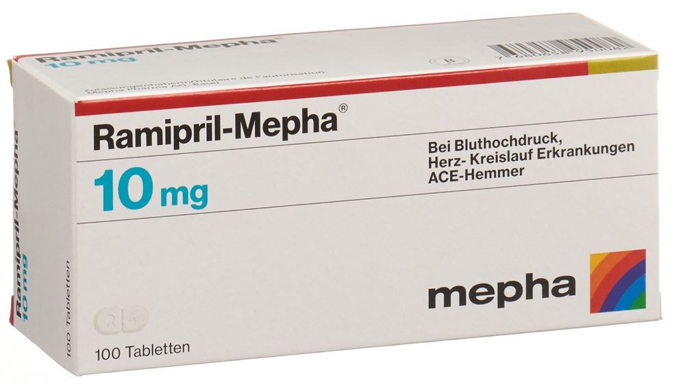 RAMIPRIL Mepha cpr 10 mg 100 pce
