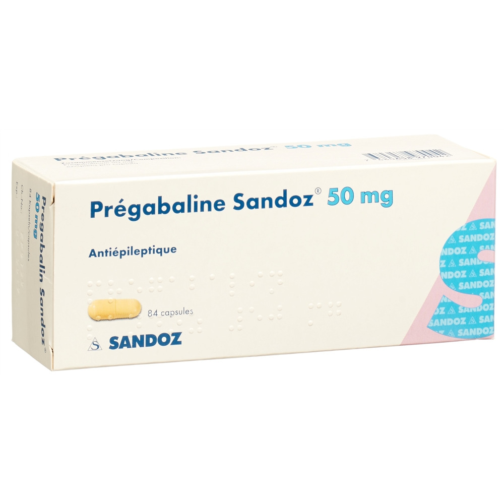 PREGABALINE Sandoz caps 50 mg 84 pce