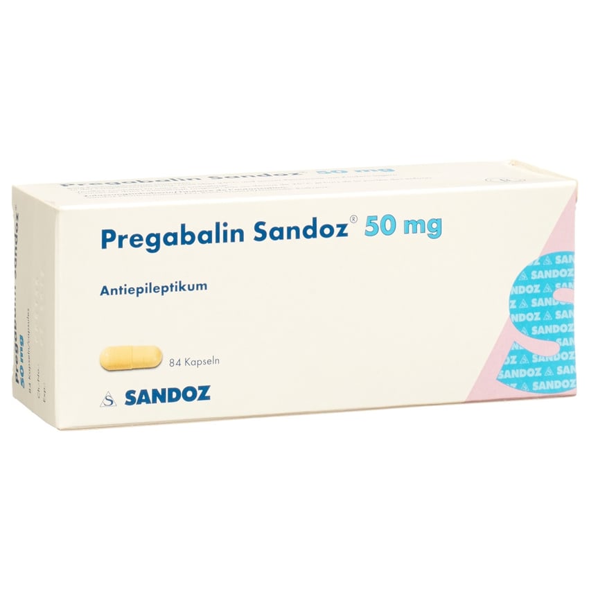 PREGABALINE Sandoz caps 50 mg 84 pce