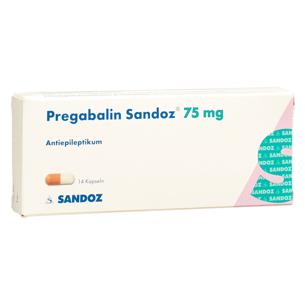 PREGABALINE Sandoz caps 75 mg 14 pce