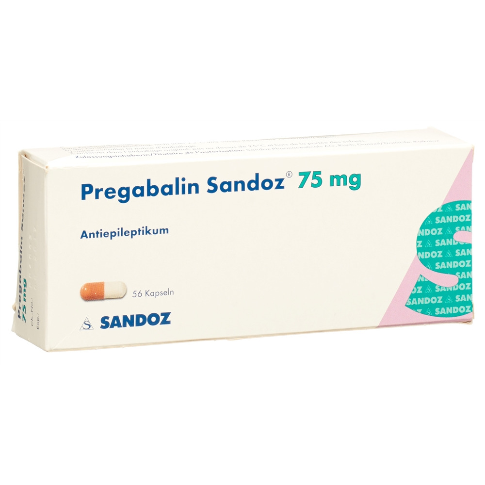 PREGABALINE Sandoz caps 75 mg 56 pce