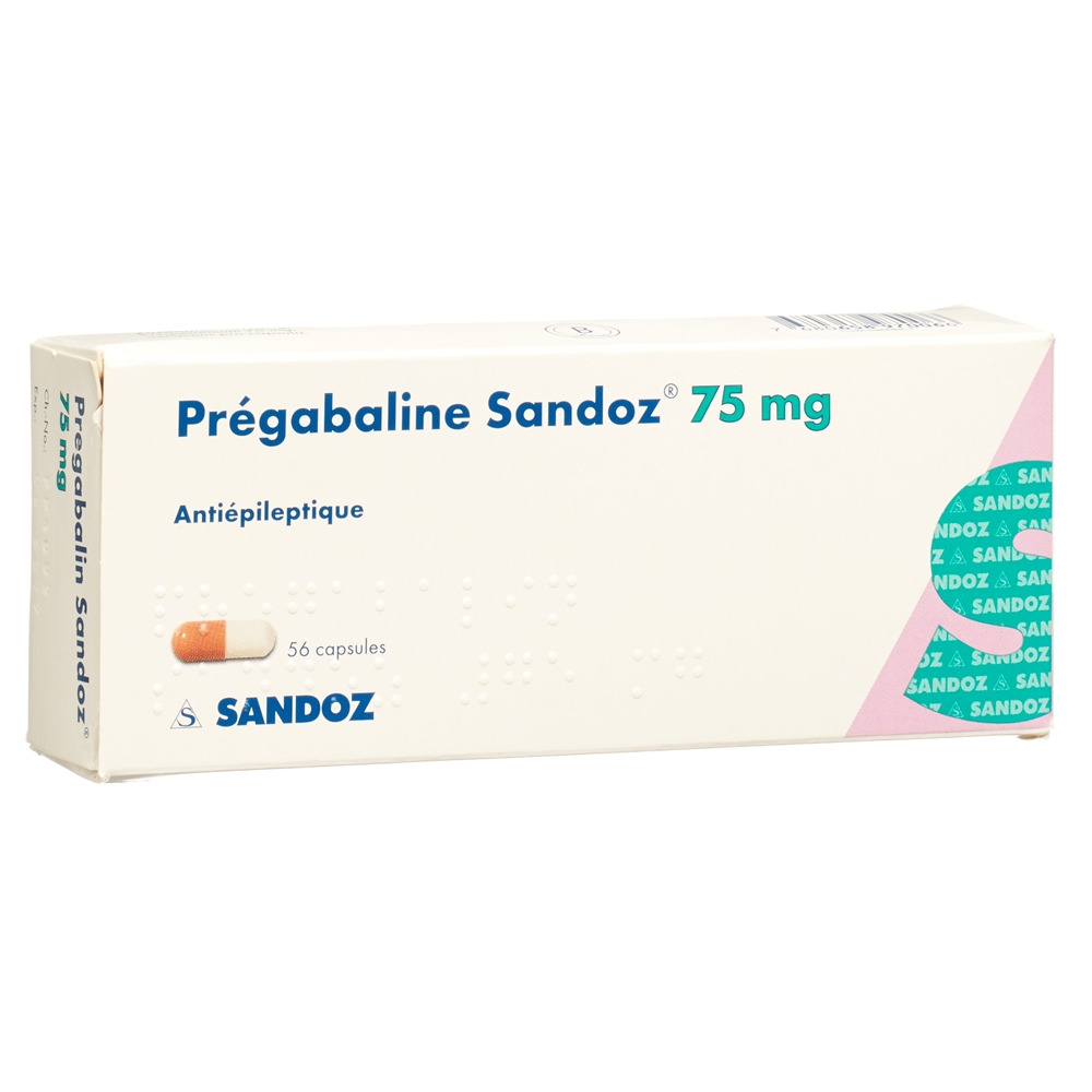 PREGABALINE Sandoz caps 75 mg 56 pce