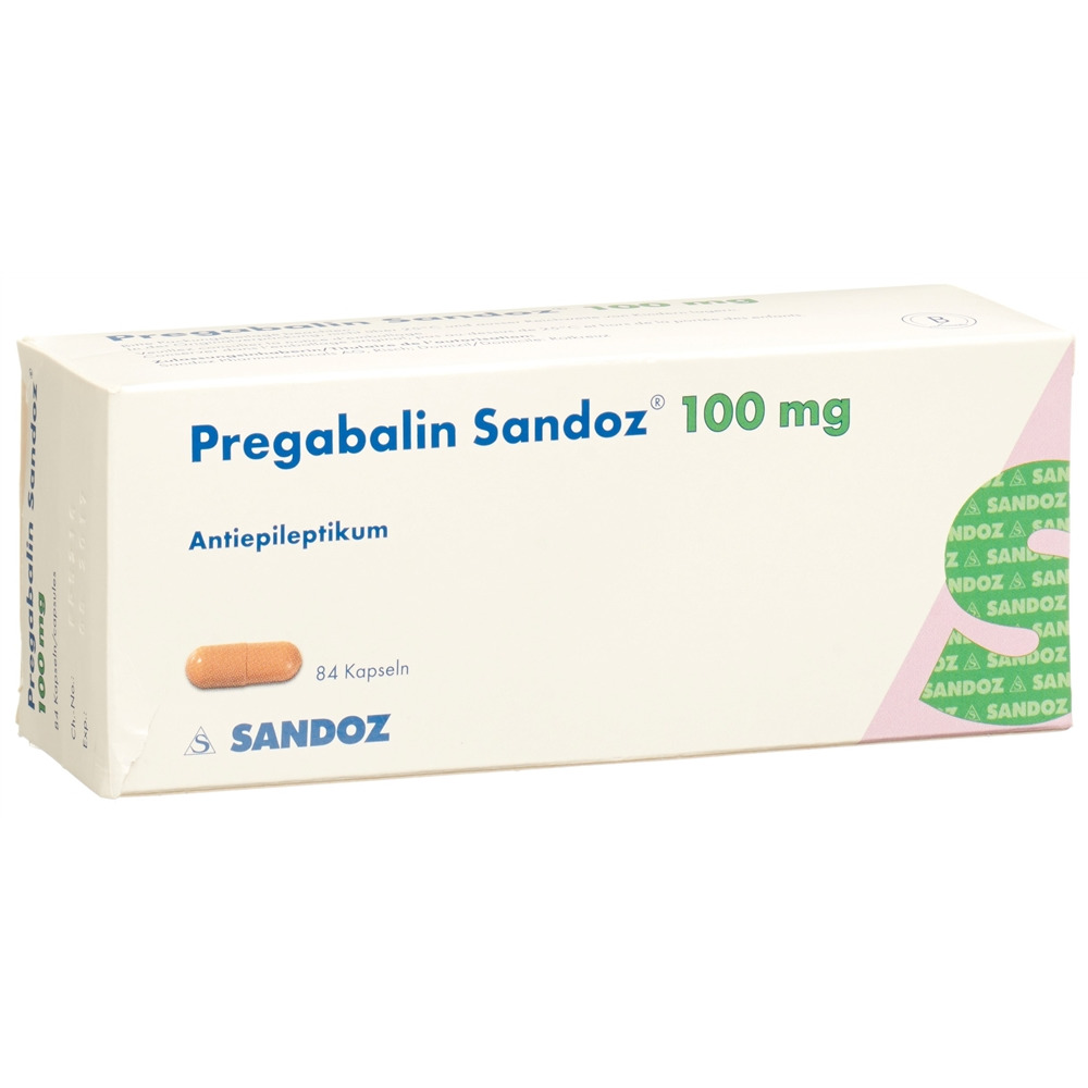 PREGABALINE Sandoz caps 100 mg 84 pce