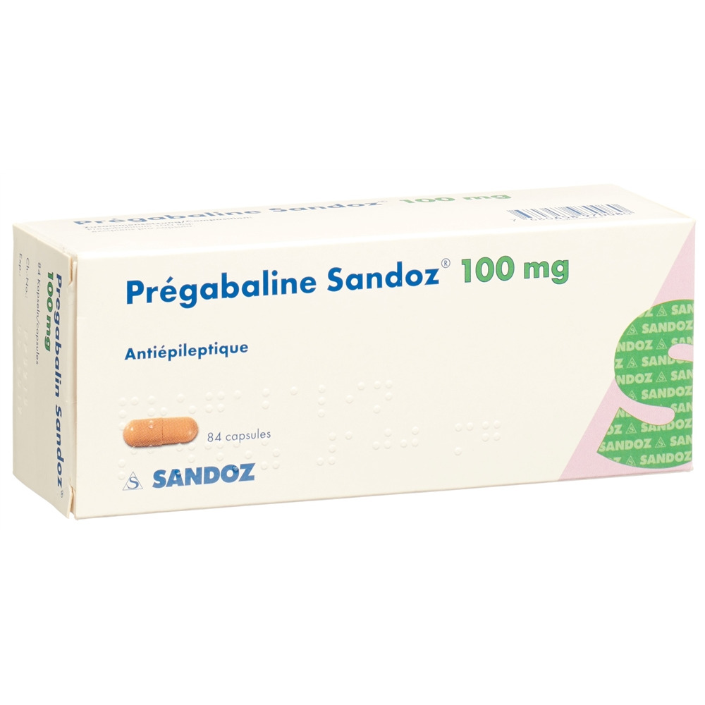 PREGABALINE Sandoz caps 100 mg 84 pce