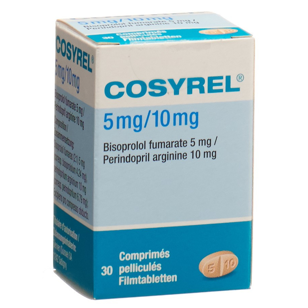 Cosyrel 5mg/5mg, comprimés pelliculés