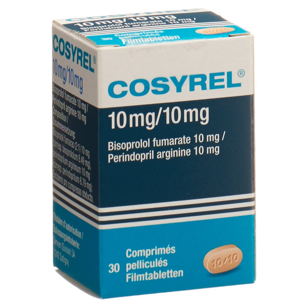 Cosyrel 5mg/10mg, comprimés pelliculés