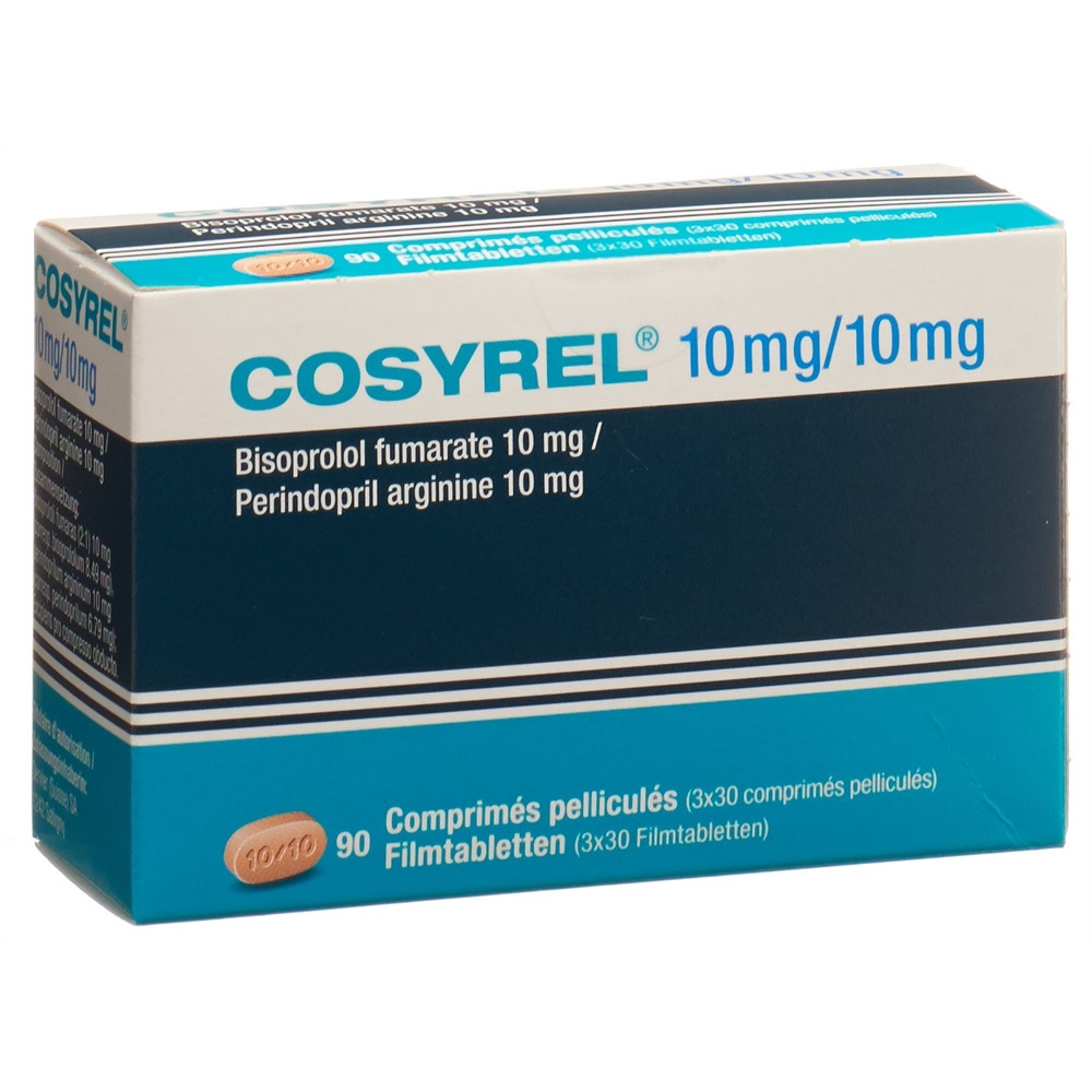 COSYREL cpr pell Biso 10mg/Pérind 10mg 3 x 30 pce