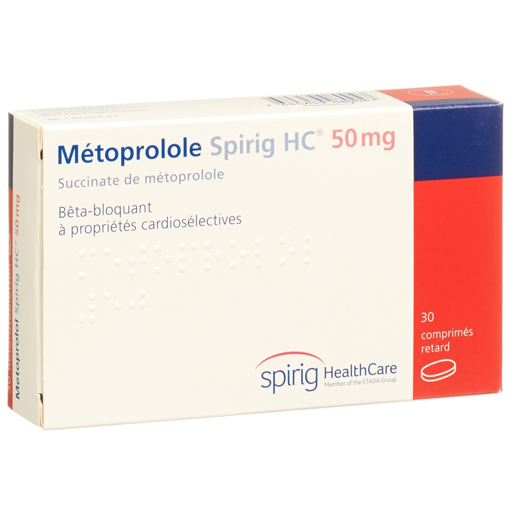 METOPROLOL Spirig HC cpr pell ret 50 mg 30 pce