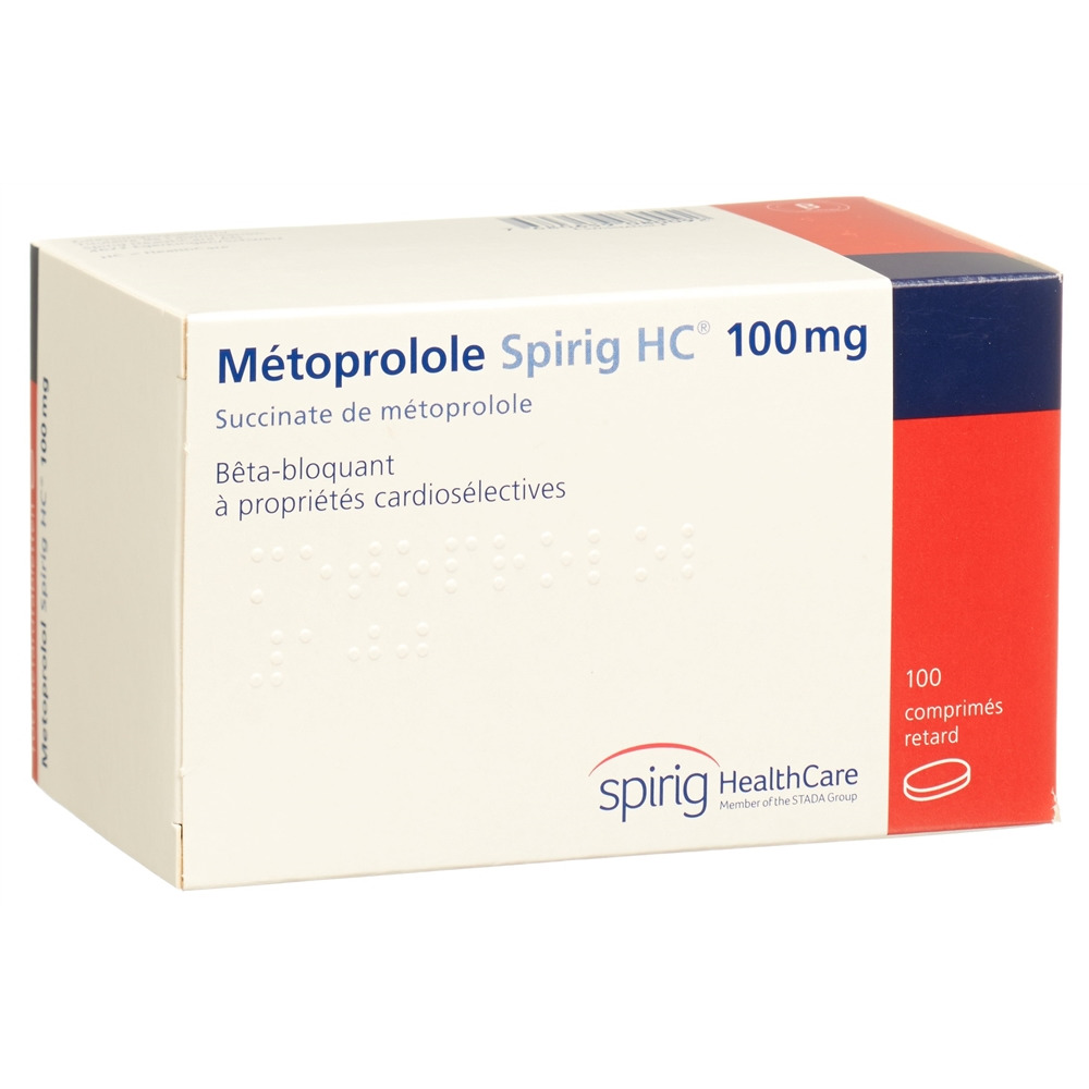 METOPROLOL Spirig HC cpr pell ret 100 mg 100 pce