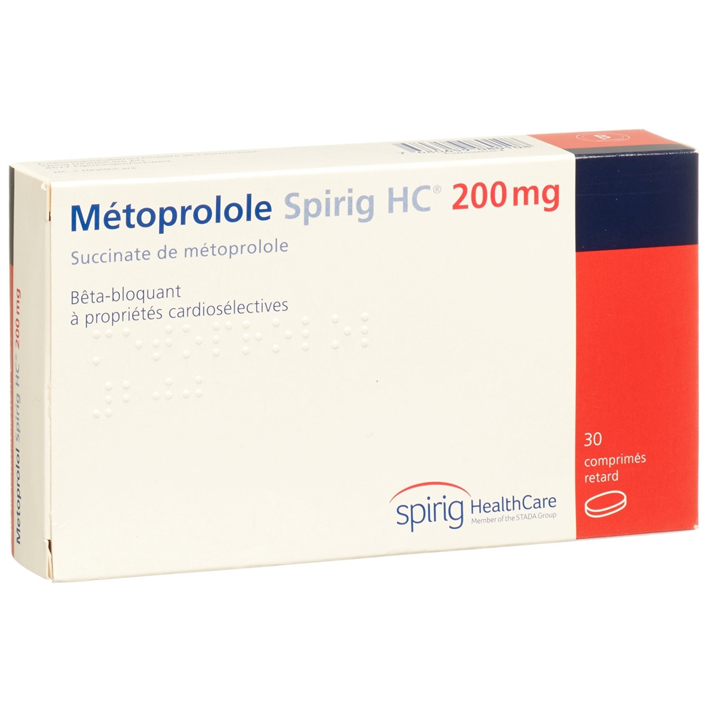METOPROLOL Spirig HC cpr pell ret 200 mg 30 pce