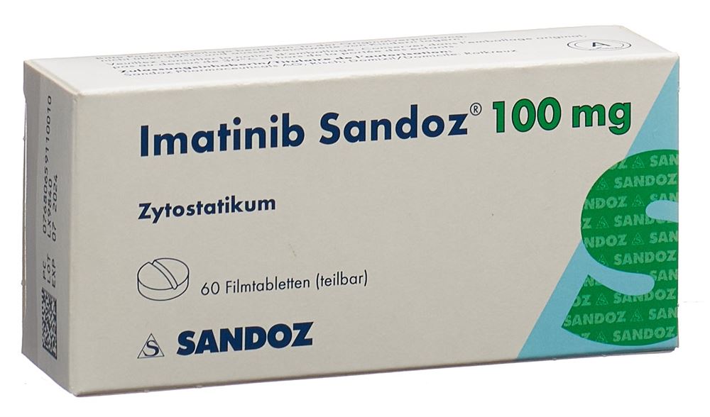 IMATINIB Sandoz cpr pell 100 mg 60 pce