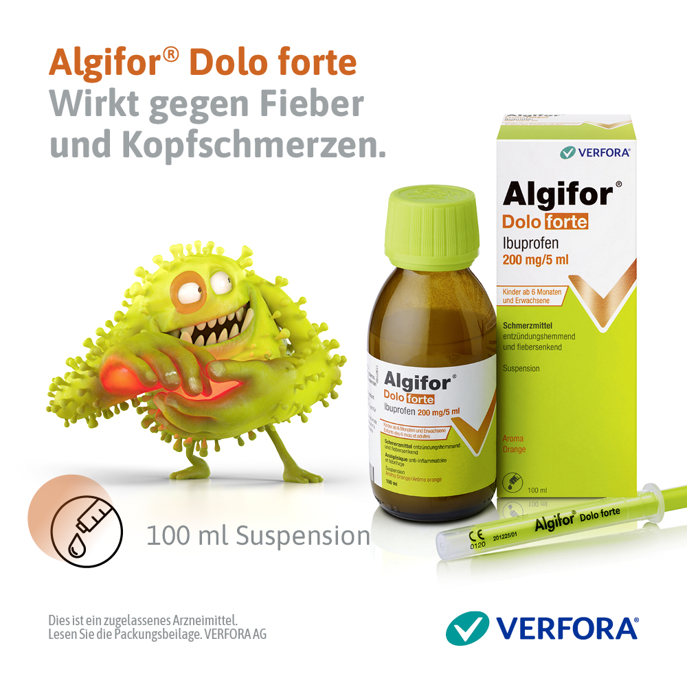 ALGIFOR Dolo forte susp 200 mg/5ml 100 ml