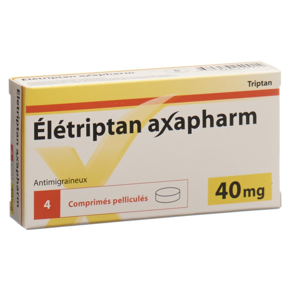 ELETRIPTAN Axapharm cpr pell 40 mg 4 pce
